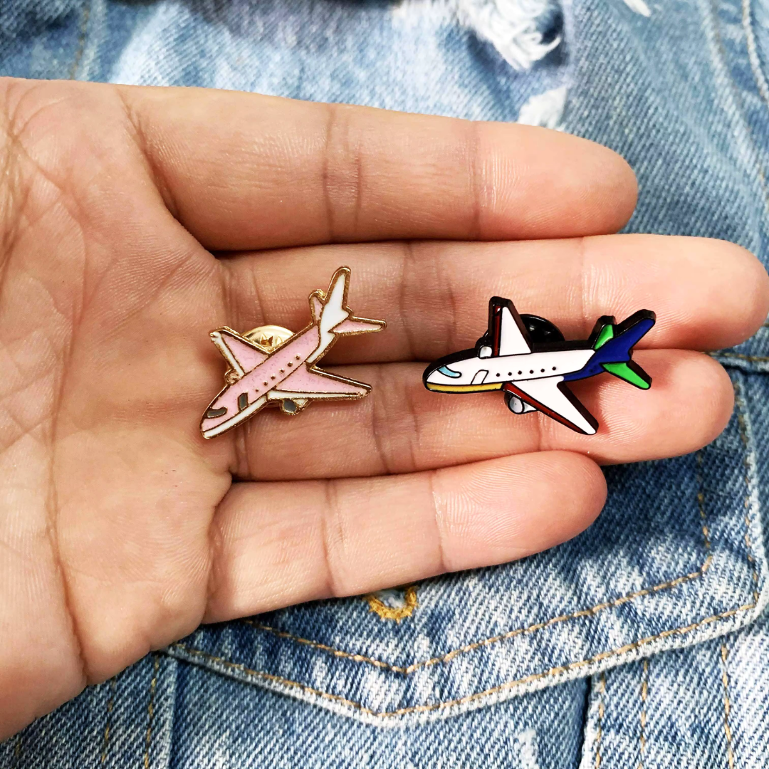 PIN - Avión Rosado