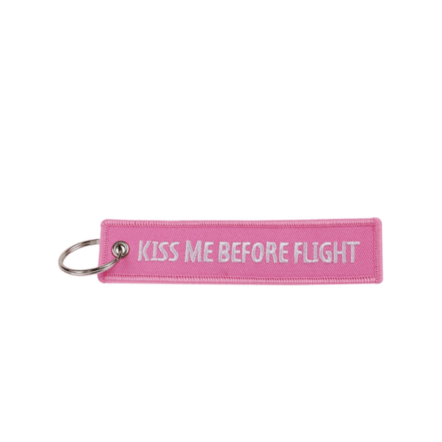 KEYCHAIN - Kiss me before flight Pink