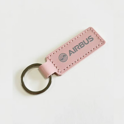 KEYCHAIN - Airbus Cuero Rosado