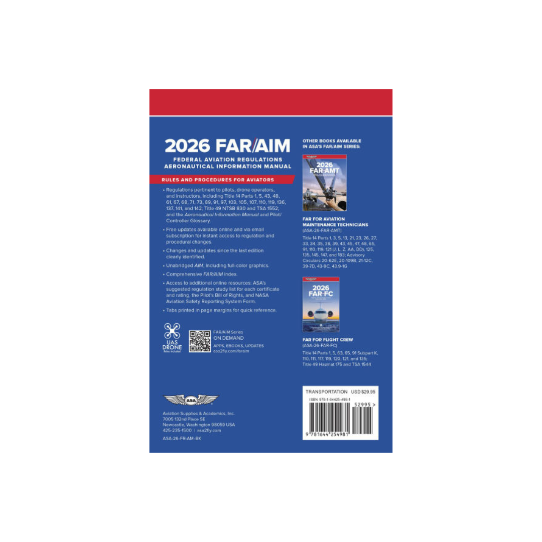 LIBRO - ASA AIM Aeronautical Information Manual 2026