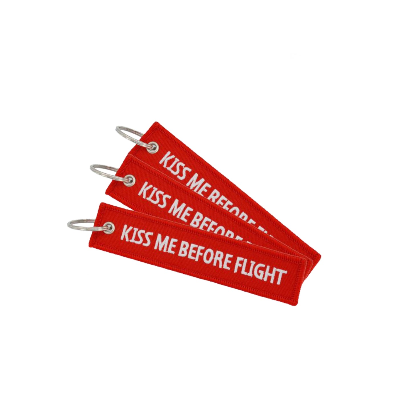 KEYCHAIN - Kiss me Before flight Red