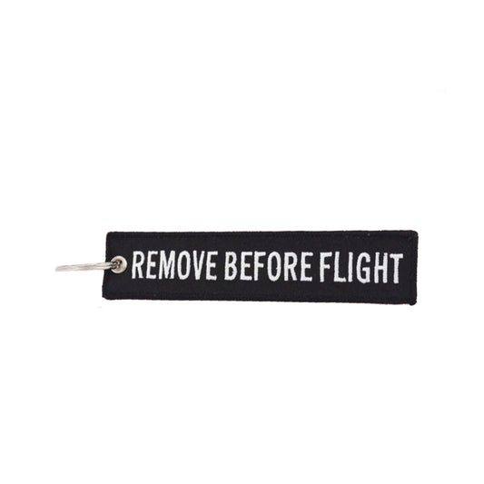 KEYCHAIN - Remove before flight Black