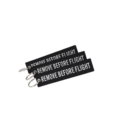 KEYCHAIN - Remove before flight Black