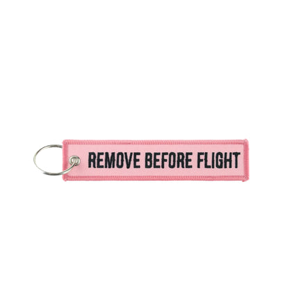 KEYCHAIN - Remove before flight Pink