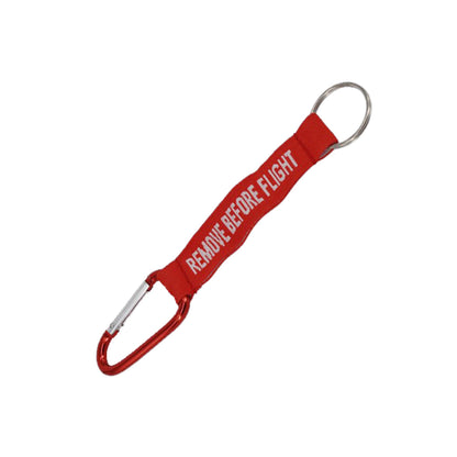 KEYCHAIN - Remove before flight con gancho